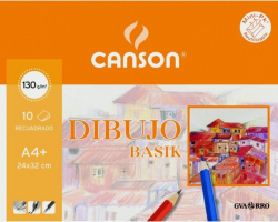 LÁMINAS DIBUJO CANSON BASIK DIN A4+ (RECUADRADO)